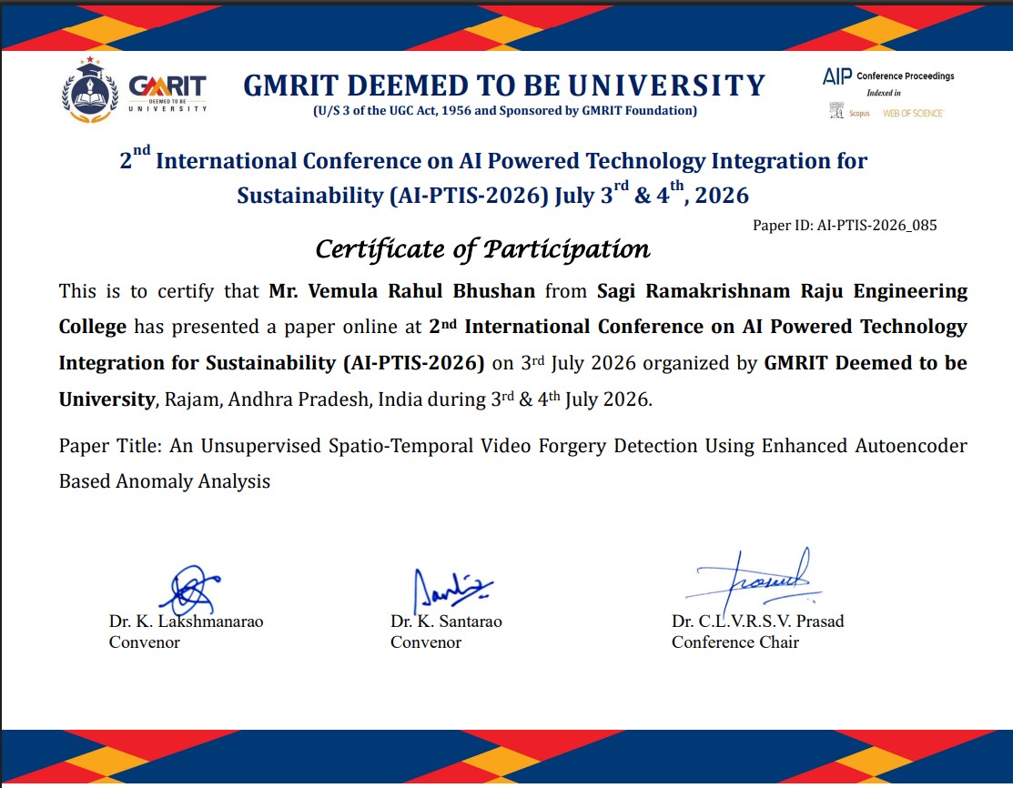 AI-PTIS-2026 paper presentation certificate